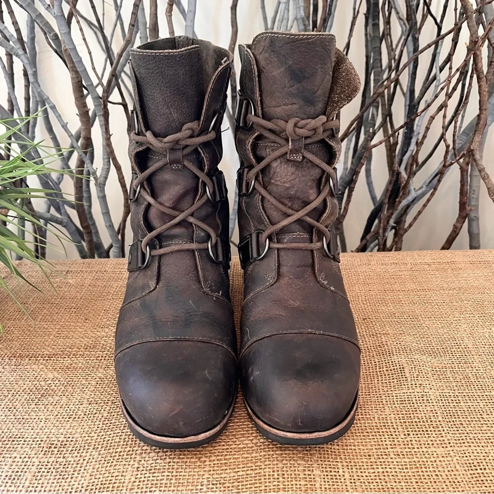 Sorel Joan of Arc Mid Wedge Booties Size 10 - Picture 3 of 12